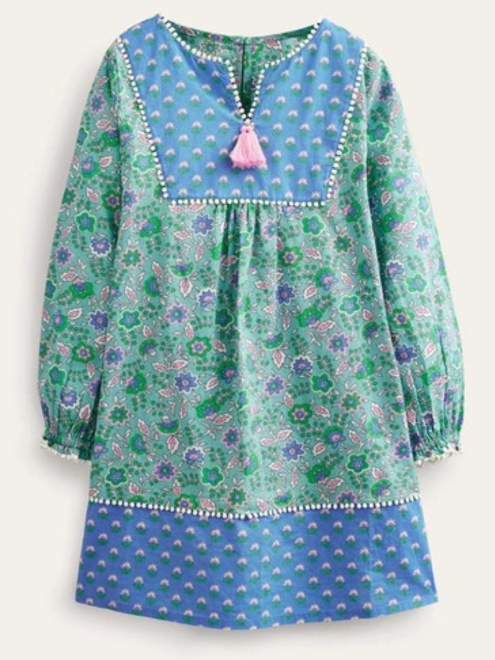 Mini Boden Printed Kaftan Dress